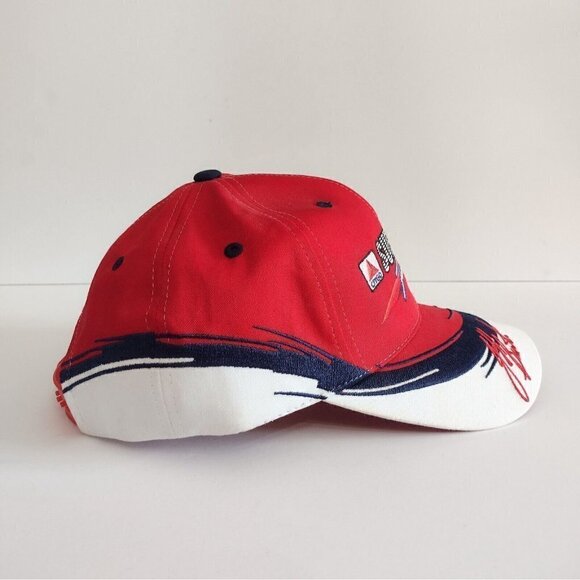Citgo Supergard Racing #99 Jeff Burton Snapback Baseball Cap Hat Red - Picture 4 of 7